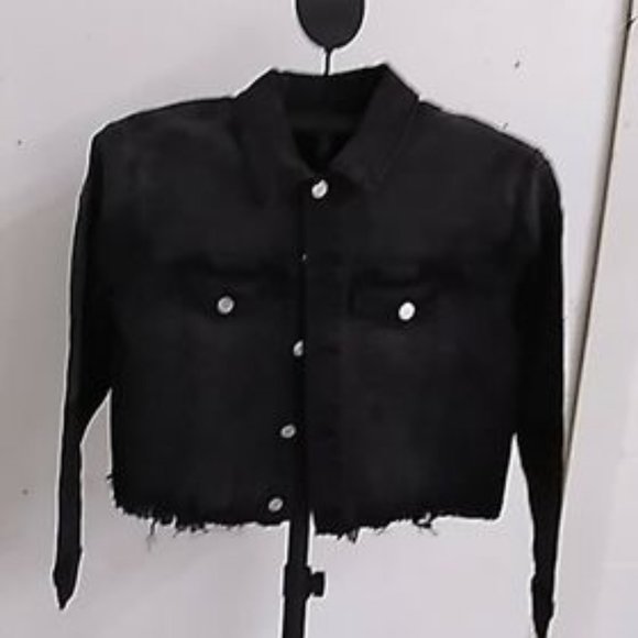 Kendall & Kylie Jackets & Blazers - Black Denim Jean Jacket 1282